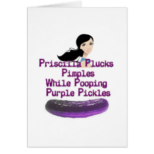 Cartão Tornado de língua de Pricilla