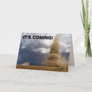 CARTÃO TORNADO FUNNY BIRTHDAY CARDS