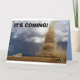 CARTÃO TORNADO FUNNY BIRTHDAY CARDS