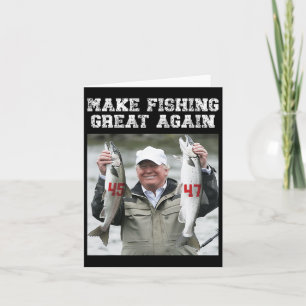 Cartão Tornar O Excelente De Pesca Novamente Trump 2024