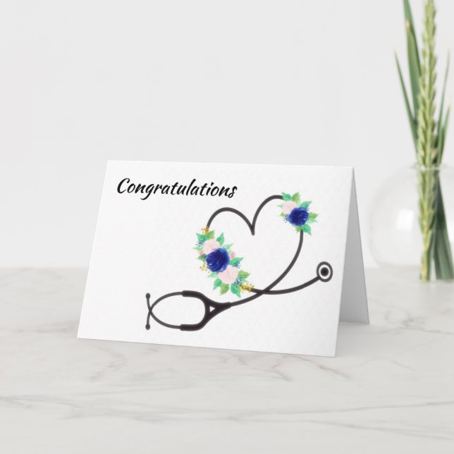 CARTÃO **TORNAR-SE MÉDICA** MÉDICA FEMININA (Frente)