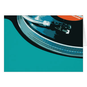 Cartão Tornável para Música Vinil