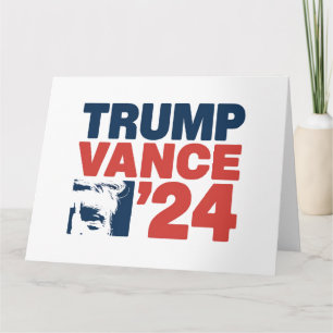 Cartão Torne a América segura novamente Trump Vance 2024 