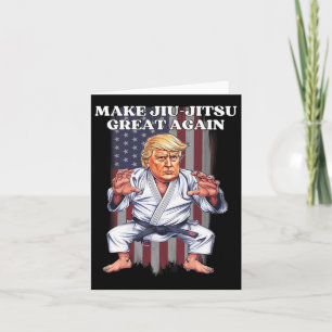 Cartão Torne o Excelente Jiu-jitsu de novo Trump Republic