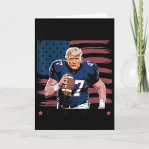 Cartão Torne o Futebol Americano Grande Novamente Trump B
