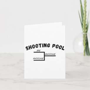Cartão Torneio de Piscina Engraçado Torneio Me Qualquer B