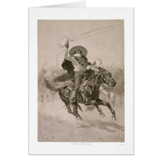 Cartão Toro, Toro por Frederic Remington