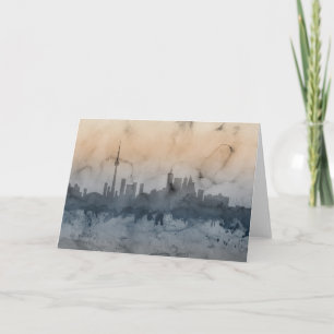 Cartão Toronto Canada Skyline