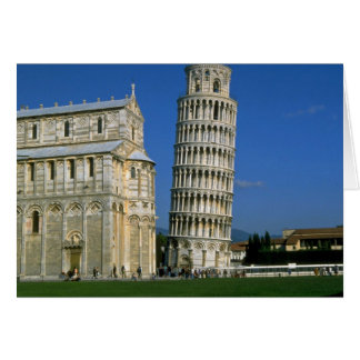 Cartão Torre de Pisa, Itália