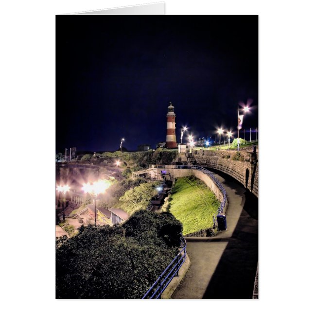 Cartão Torre de Smeaton por Noite - Notelet de vazio (Frente)