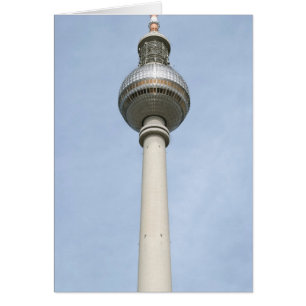 Cartão Torre de Televisão de Berlim