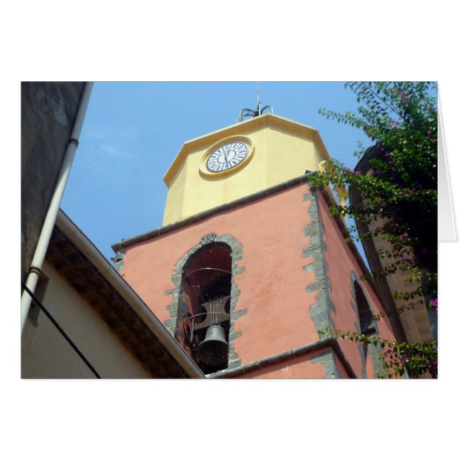 Cartão Torre de tropez rua (Frente Horizontal)