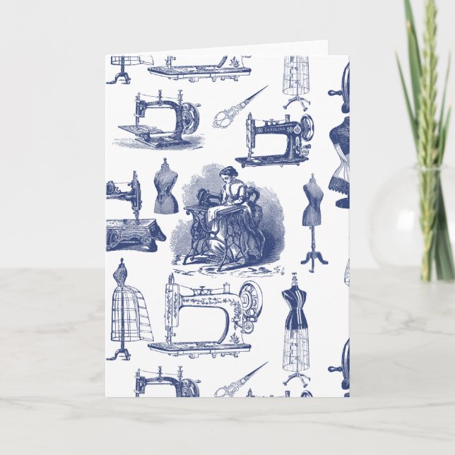 Cartão Torre de Vintage (Frente)