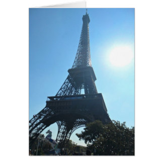 Cartão Torre Eiffel