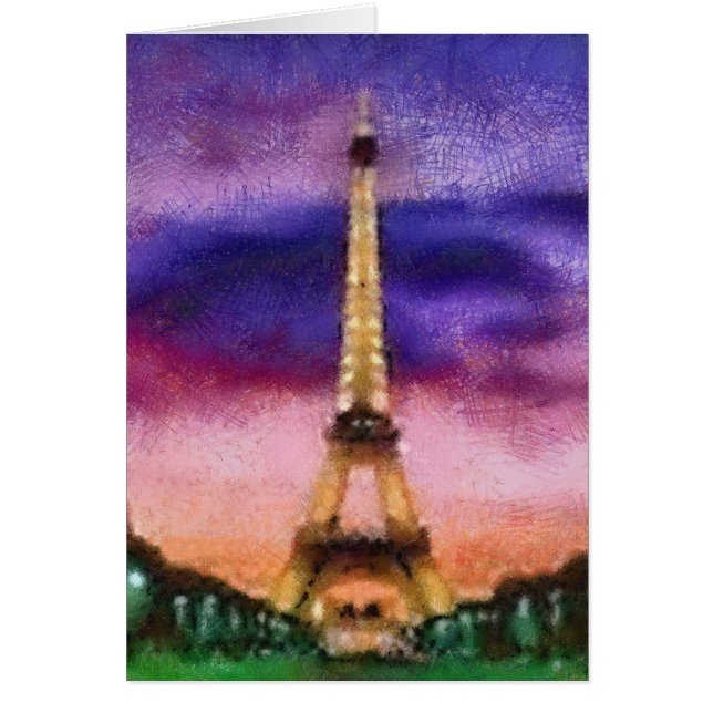 Cartão Torre Eiffel (Frente)