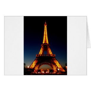 Cartão Torre Eiffel em Paris