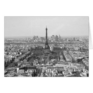 Cartão Torre Eiffel panorâmico