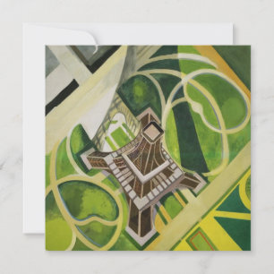 Cartão Torre Eiffel (por Robert Delaunay)