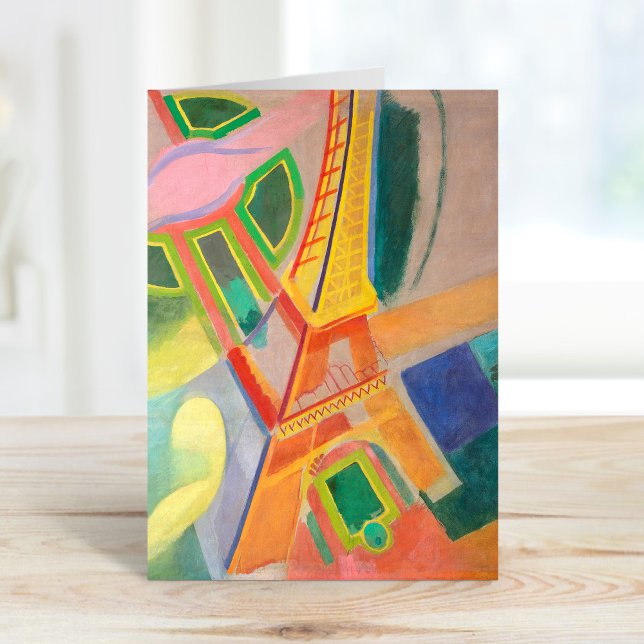 Cartão Torre Eiffel | Robert Delaunay (Criador carregado)