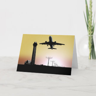 Cartão Torre & plano de controlador aéreo