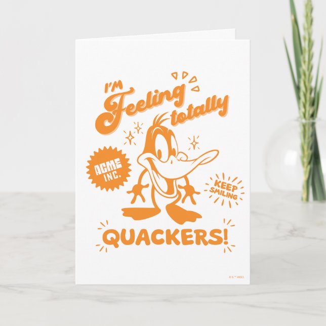 Cartão Torrente Retro DAFFY DUCK™ (Frente)