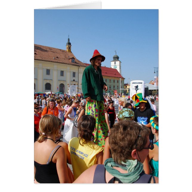 Cartão Torres em Sibiu (Frente)