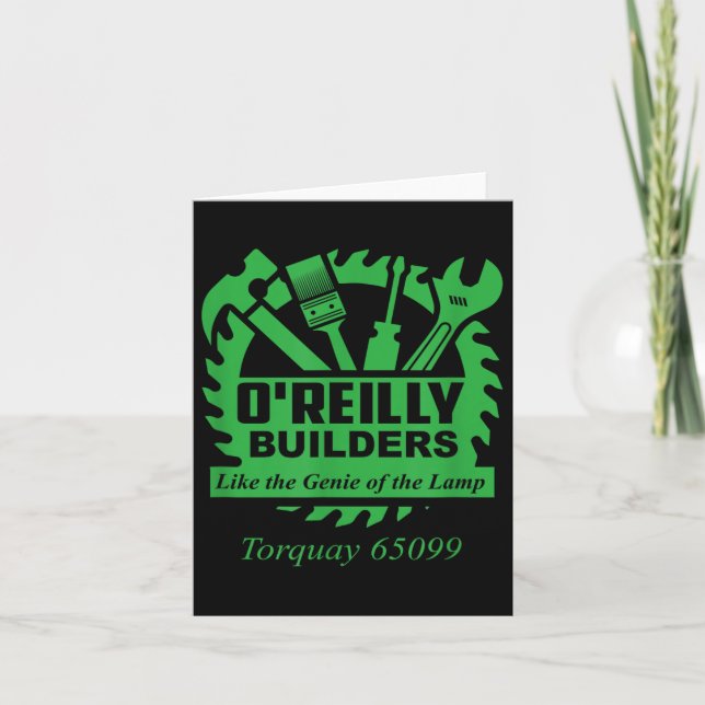 Cartão Torres Fawlty Engraçadas, Basil Fawlty, Construtor (Frente)
