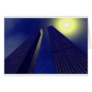 Cartão Torres gêmeas