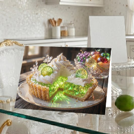 Cartão Torta de Limão Taiti com Cristal Brilhante Pensand