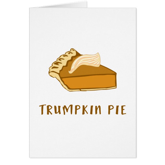 Cartão Torta Donald Trump 2016 de Trumpkin (Frente)