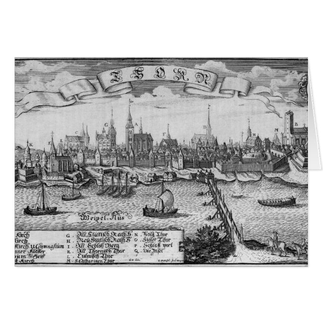 Cartão Torun, Polônia (Frente Horizontal)