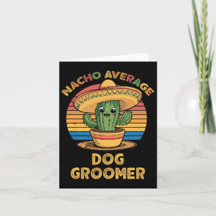 Cartão Tosador de Cães Nacho Médio Mexicano Cinco De Mayo