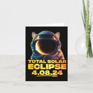 Cartão Total América 4.08.24 Eclipse Solar Total Cat 2