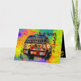 Cartão Total Hippie Birthday