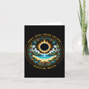 Cartão Total Solar Eclipse Mazatlan México - Beac Mexican