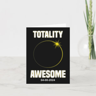 Cartão Totalidade da Camisa Eclipse Total Eclipse Solar I
