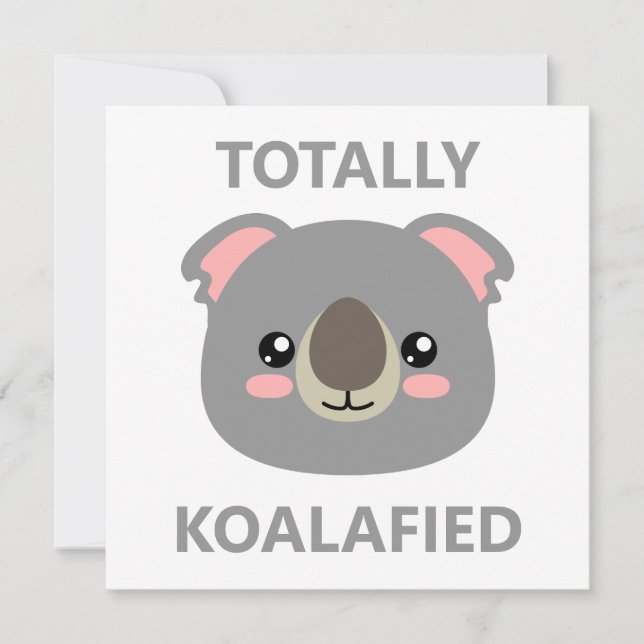 Cartão Totalmente Koalafied (Frente)
