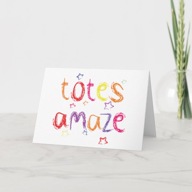 Cartão Totes Amaze Congratulations (Frente)