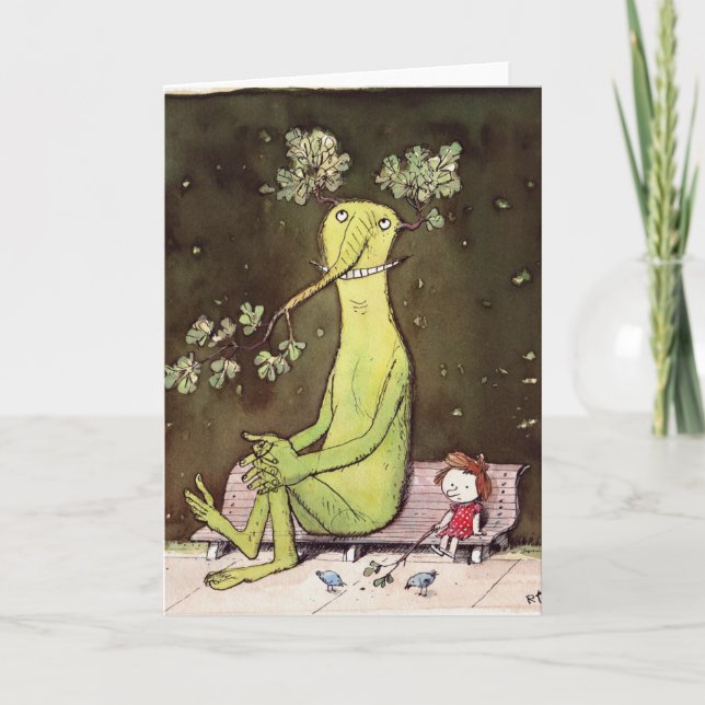 Cartão Totoro and AlIce (it's a long story) (Frente)