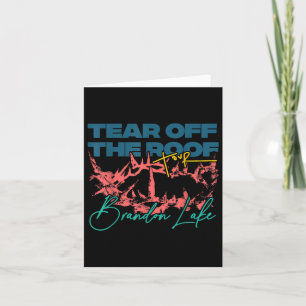Cartão Totr Arrancar O Telhado Merch Tour V2 Brandon Lake
