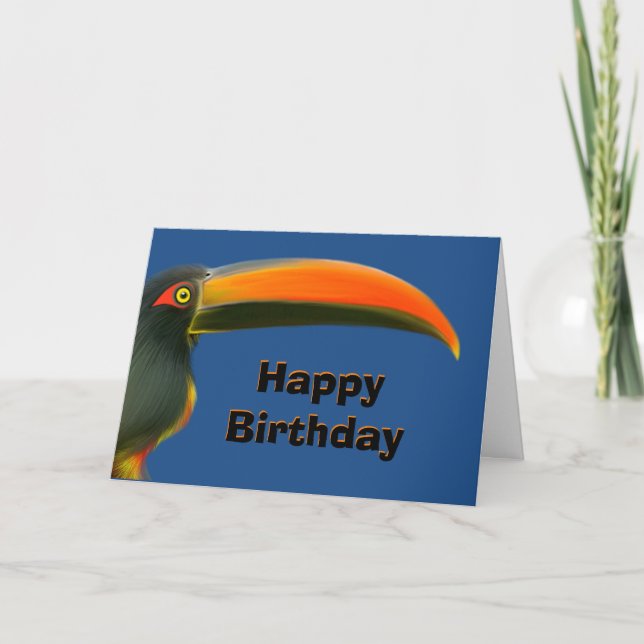 Cartão Toucan Birthday Card (Frente)