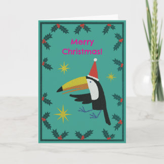 Cartão Toucan Christmas