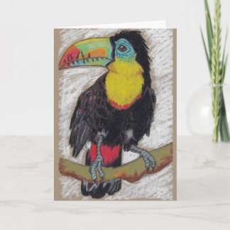 Cartão Toucan sketch greeting card by Nicole Janes