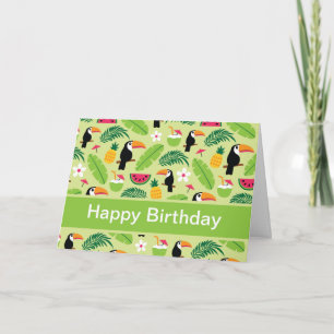 Cartão Toucan Tropical Summer