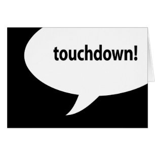 Cartão touchdown!
