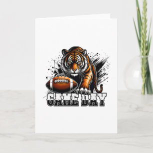 Cartão Touchdown Jogo de Futebol Americano Dia de Ação de