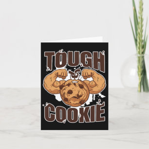 Cartão Tough Cookie Bodybuilding Comida