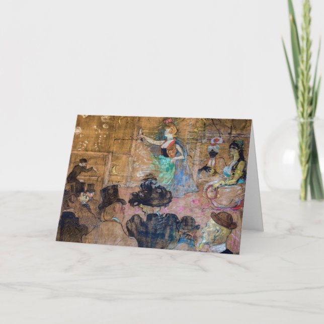 Cartão Toulouse-Lautrec - Dança Moorish / Os Almehs (Frente)