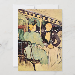 Cartão Toulouse-Lautrec - Embaixadores da Aux, Circa Gens