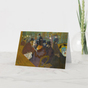 Cartão Toulouse-Lautrec - No Rouge